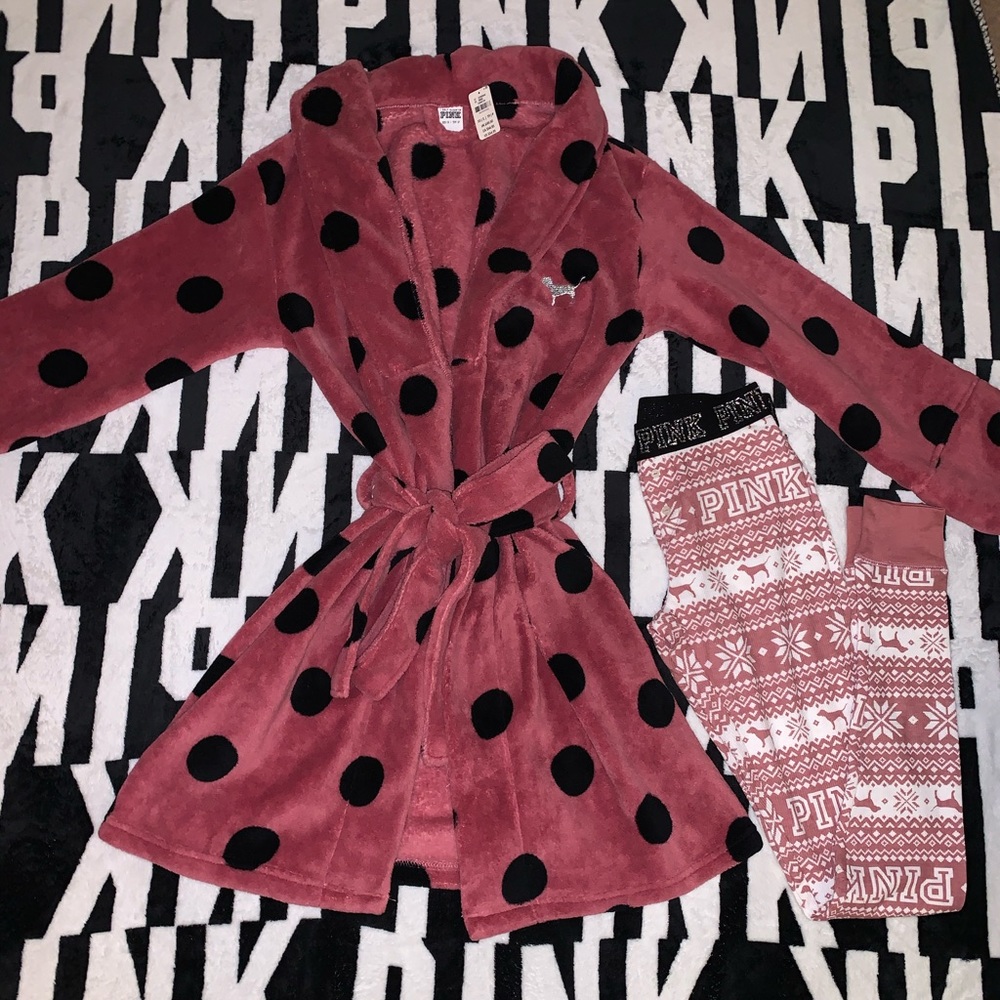 Robe and pj bottoms
